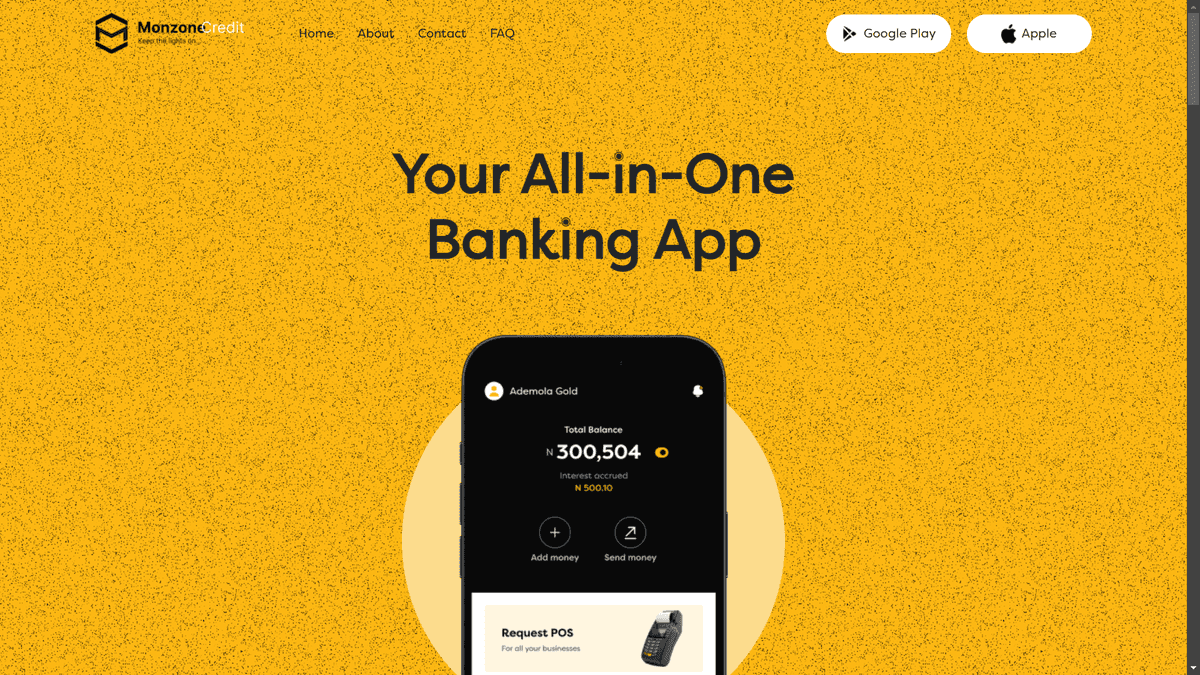 Monzone: Simplified Banking Experience