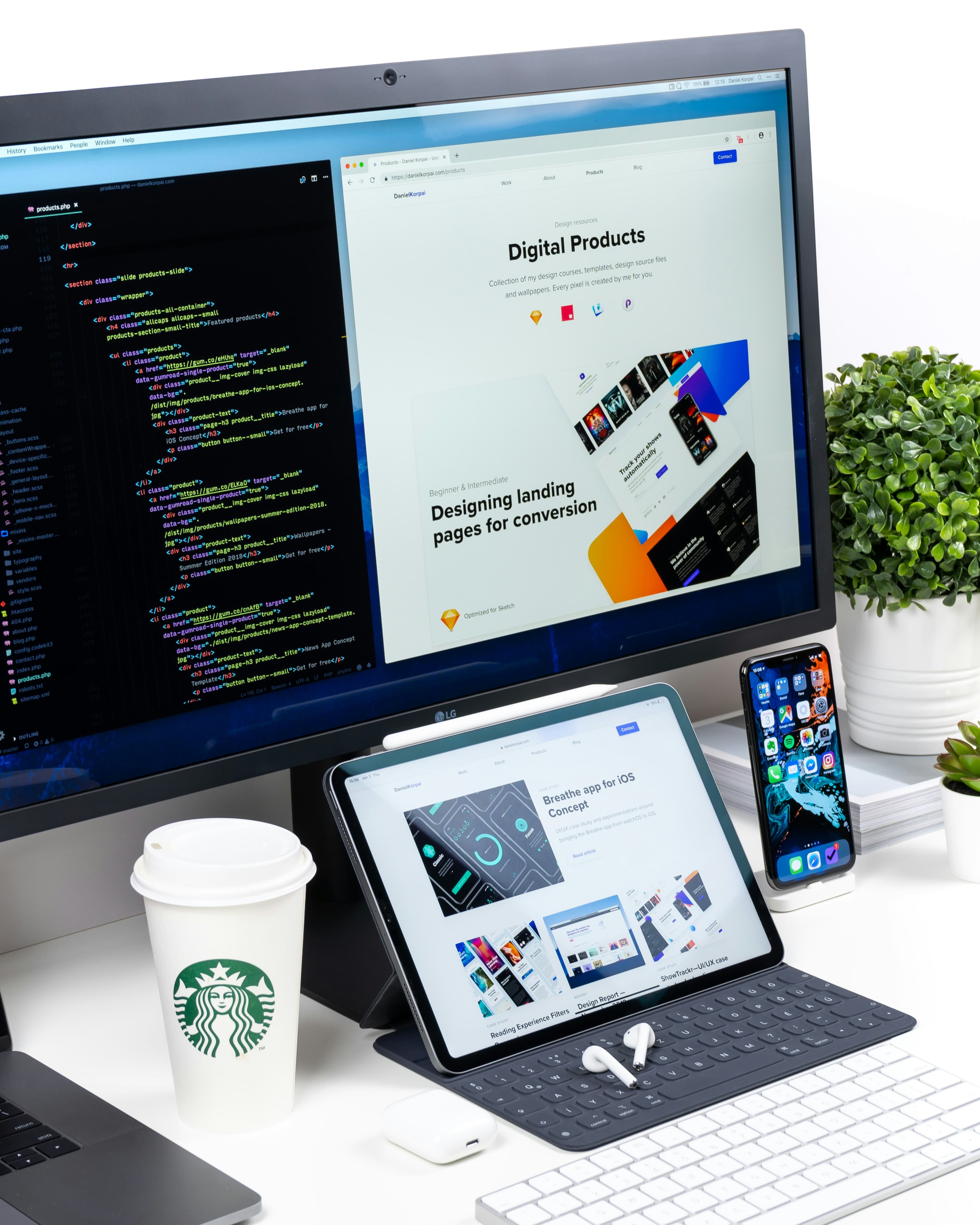 Website and UI design image
